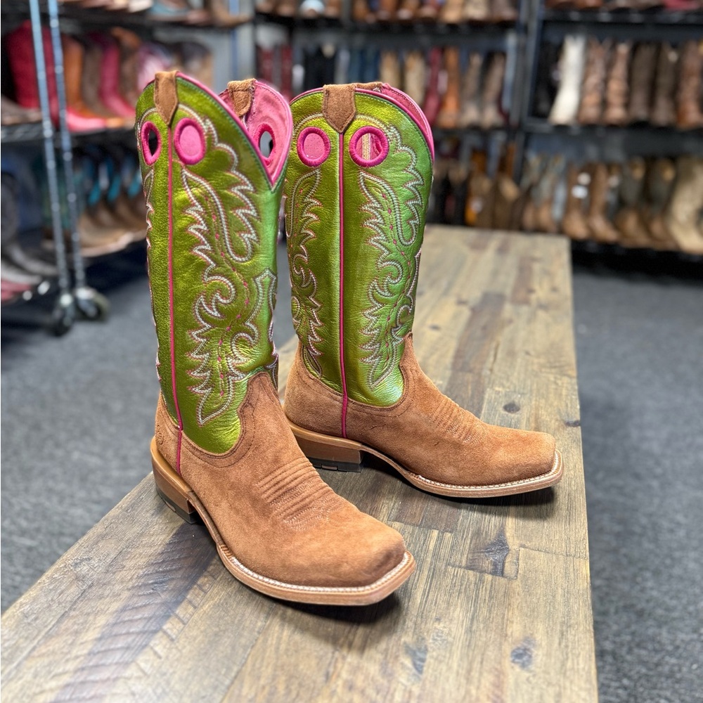 ARIAT FUTURITY BOON WESTERN BOOTS Women’s Festival Cowgirl Size 7.5